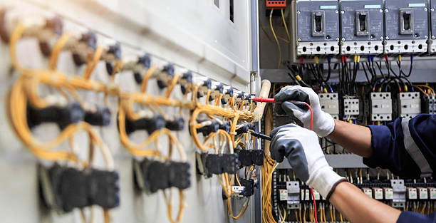 Professional Electrician technician working in Old Town, ME